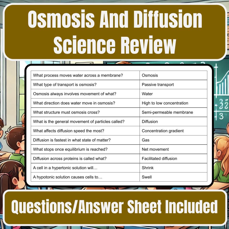 Osmosis And Diffusion Jeopardy Science Review I0132