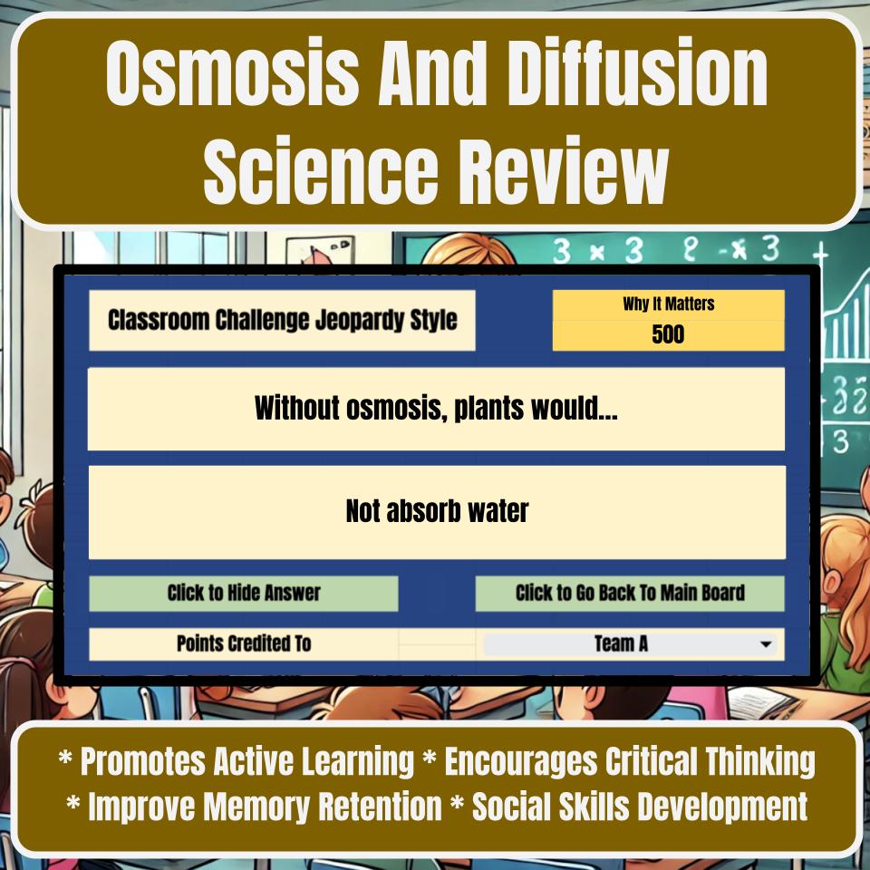 Osmosis And Diffusion Jeopardy Science Review I0132