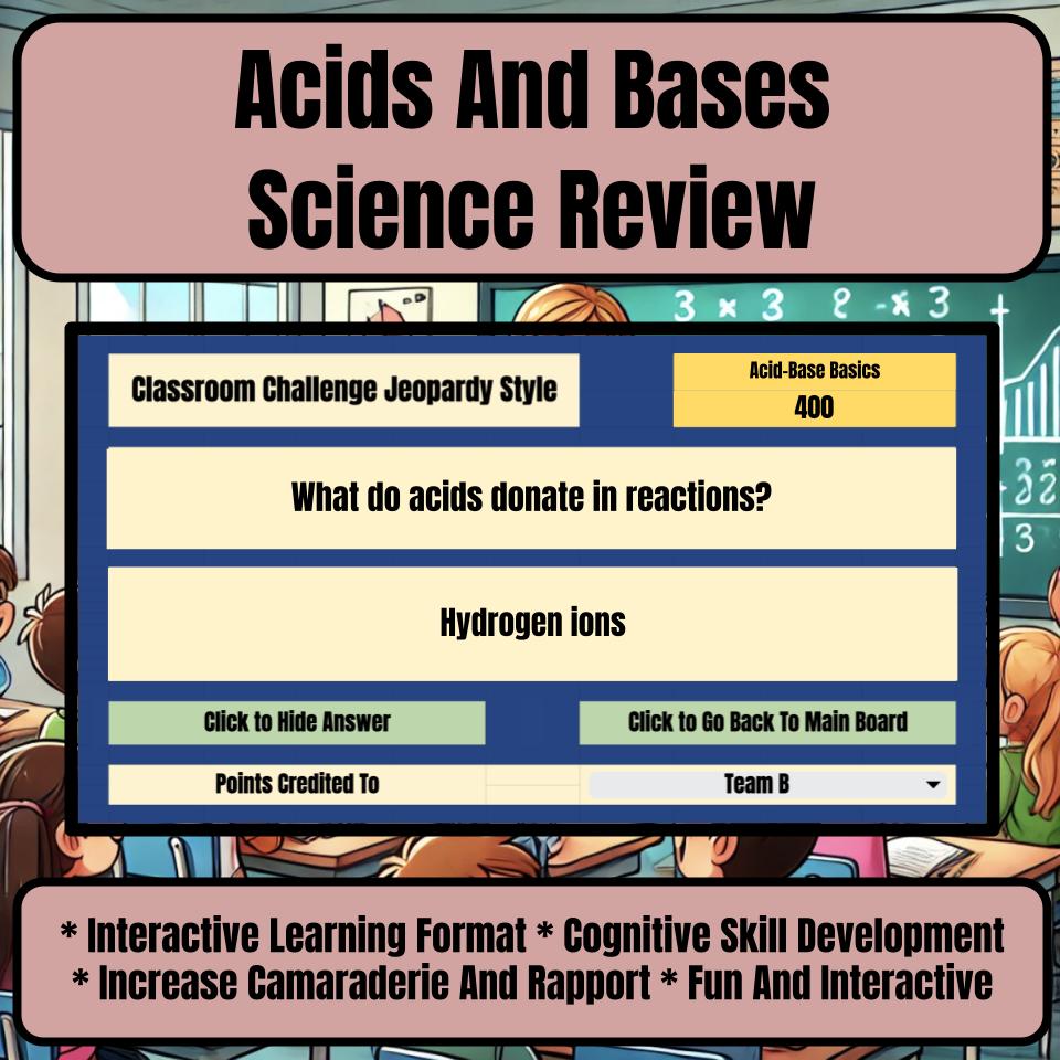 Acids And Bases Jeopardy Science Review I0133