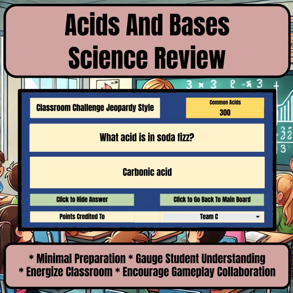 Acids And Bases Jeopardy Science Review I0133