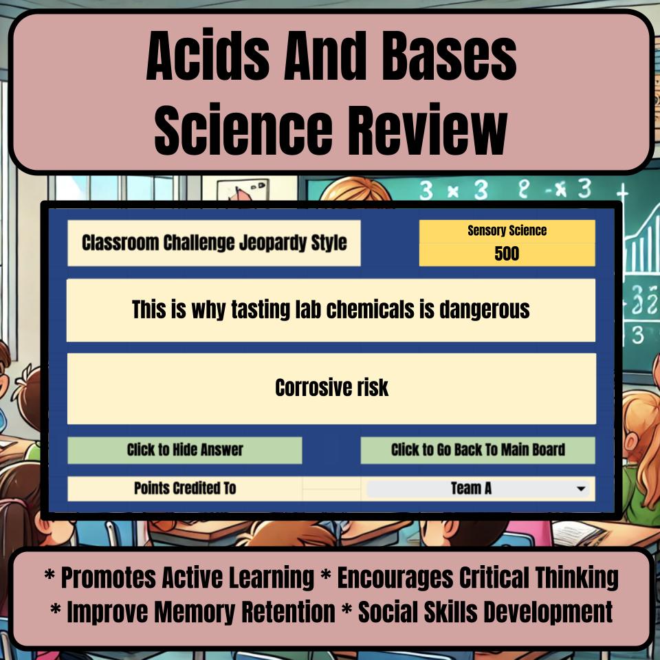 Acids And Bases Jeopardy Science Review I0133