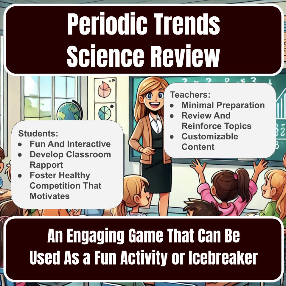 Periodic Trends Jeopardy Science Review I0137