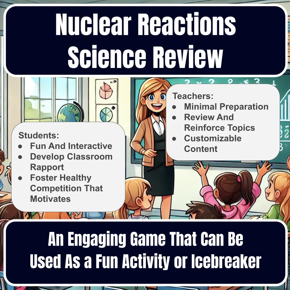 Nuclear Reactions Jeopardy Science Review I0139