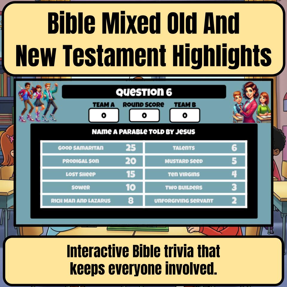 Bible Mixed Old And New Testament Highlights Feud Review BF0014