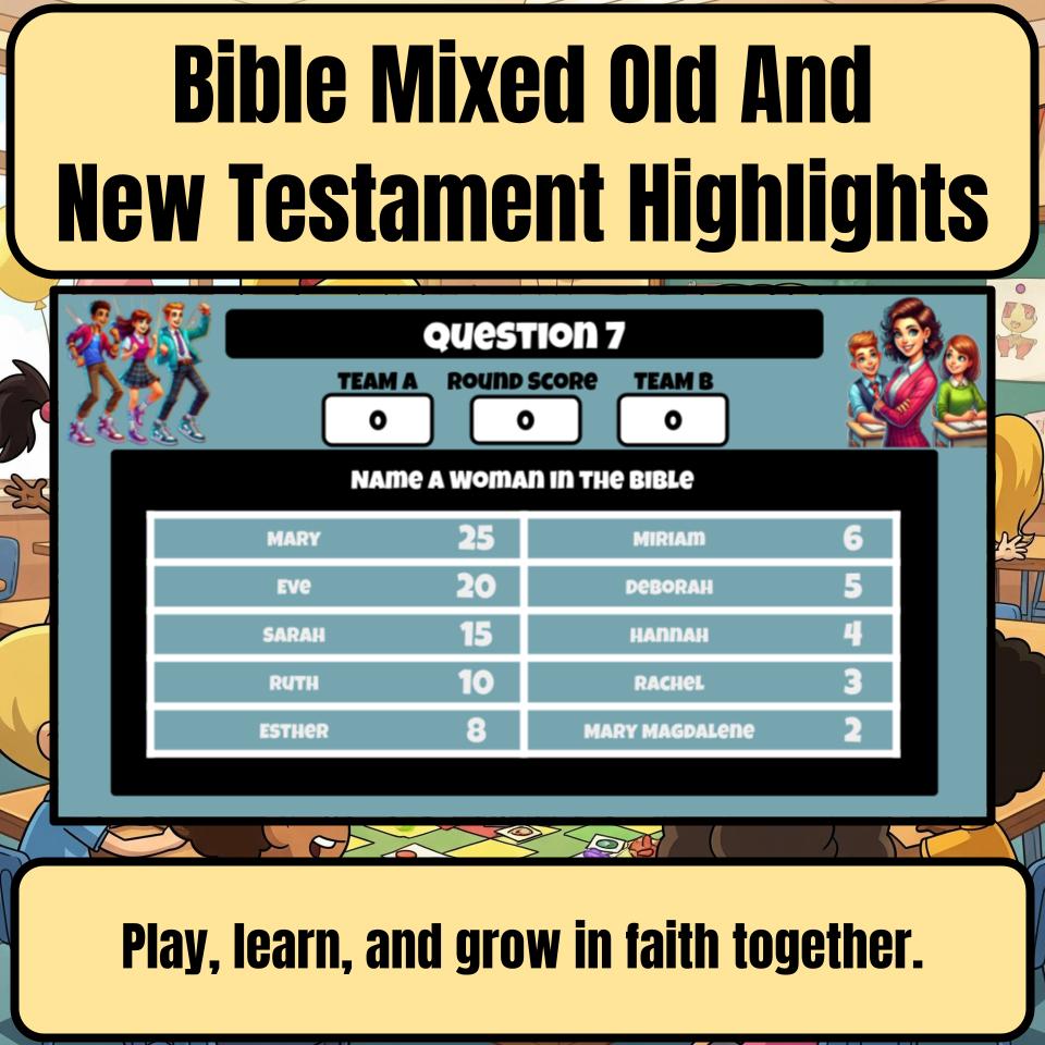 Bible Mixed Old And New Testament Highlights Feud Review BF0014