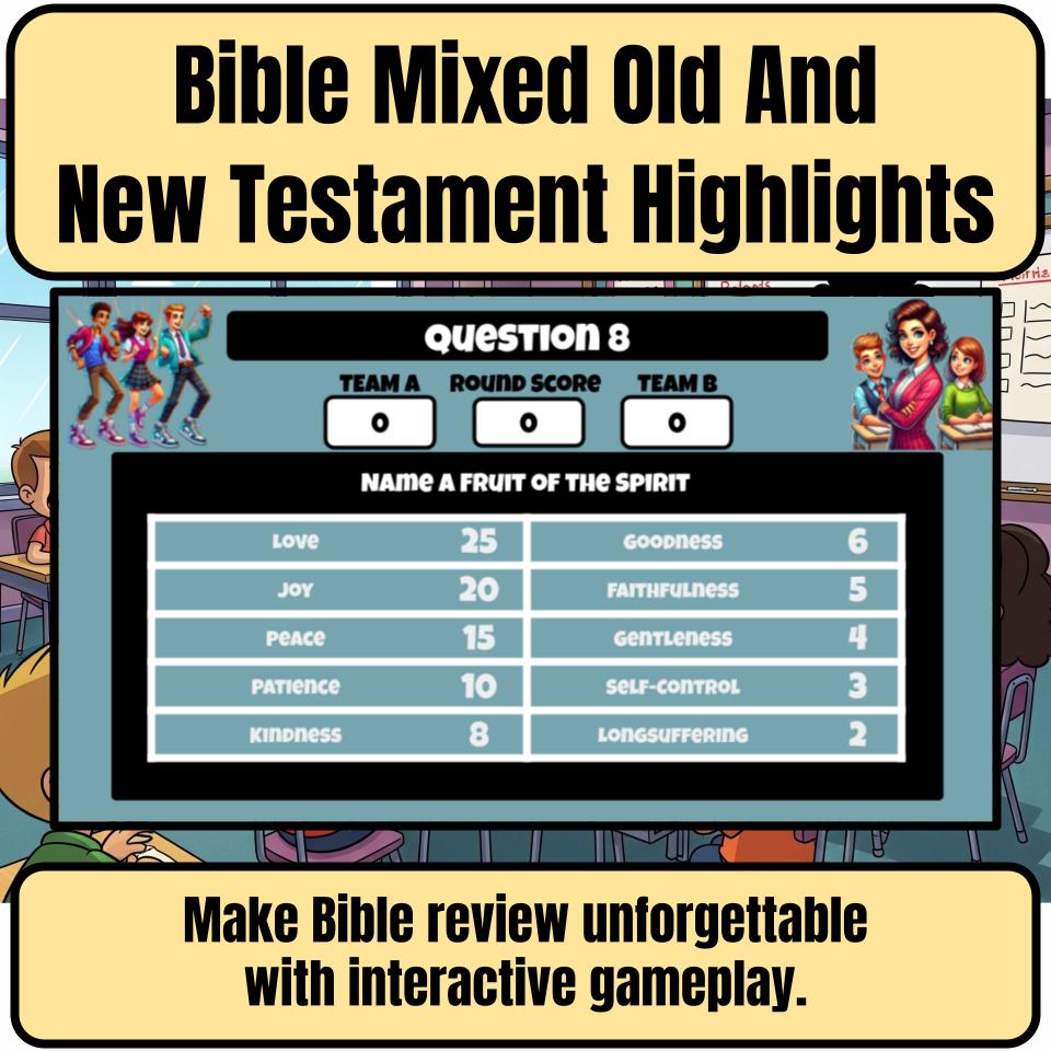 Bible Mixed Old And New Testament Highlights Feud Review BF0014