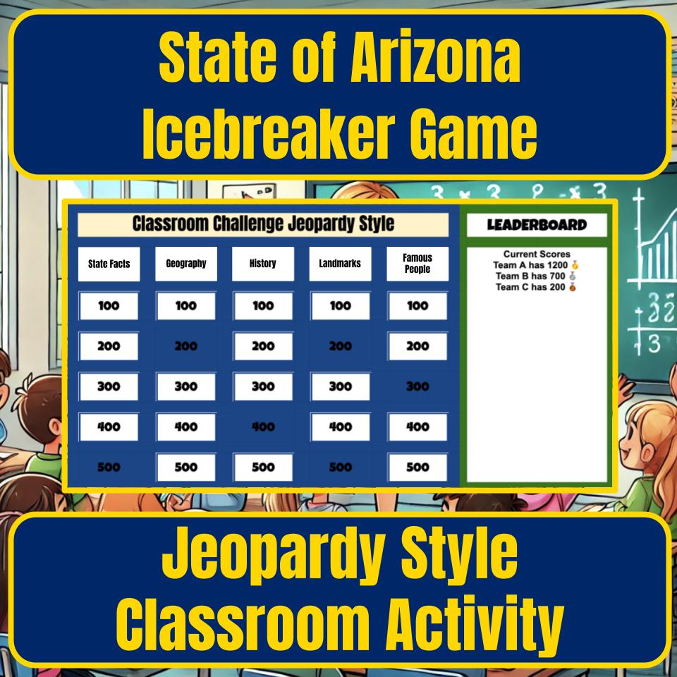 State of Arizona Jeopardy Game I0014