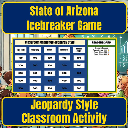 State of Arizona Jeopardy Game I0014