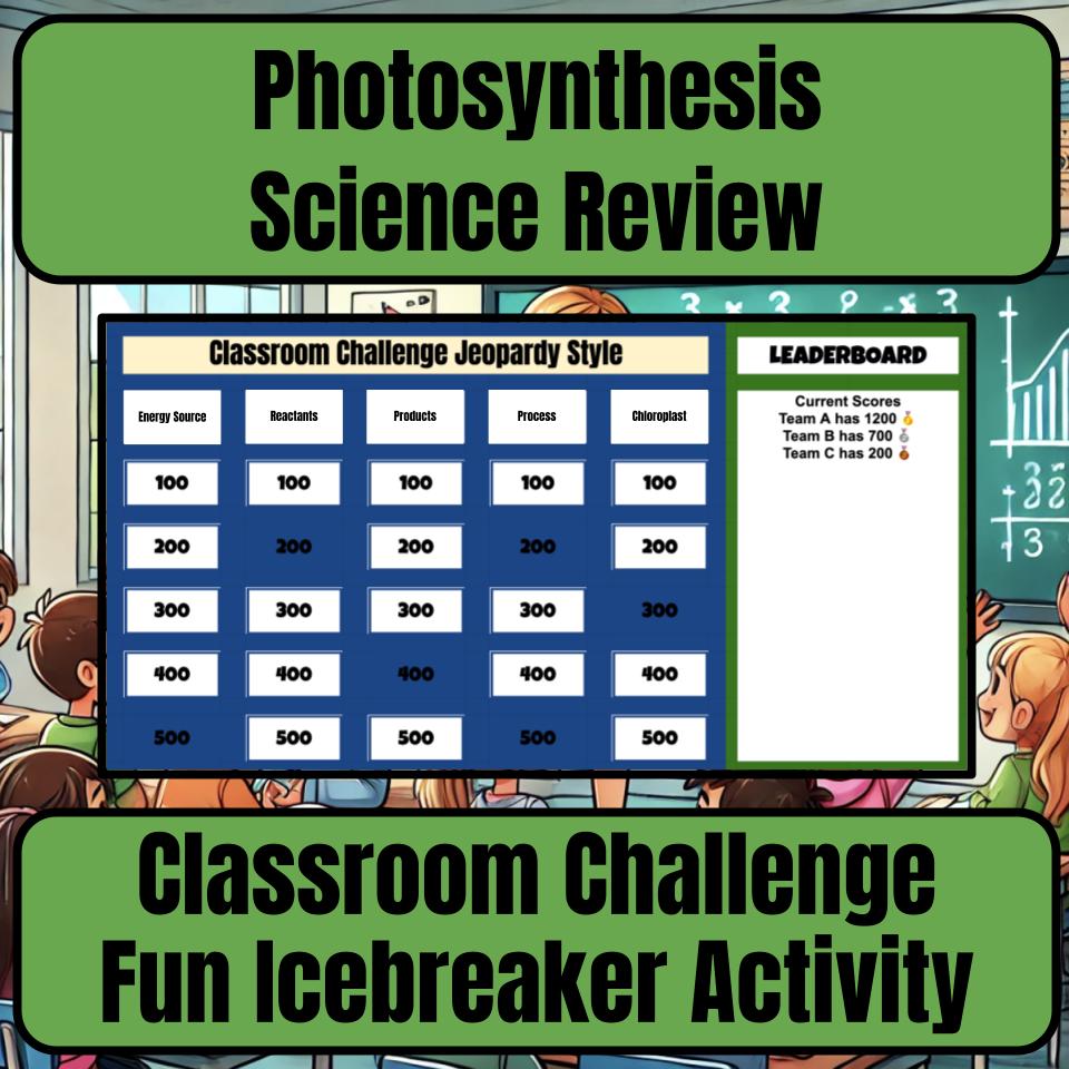 Photosynthesis Jeopardy Science Review I0014