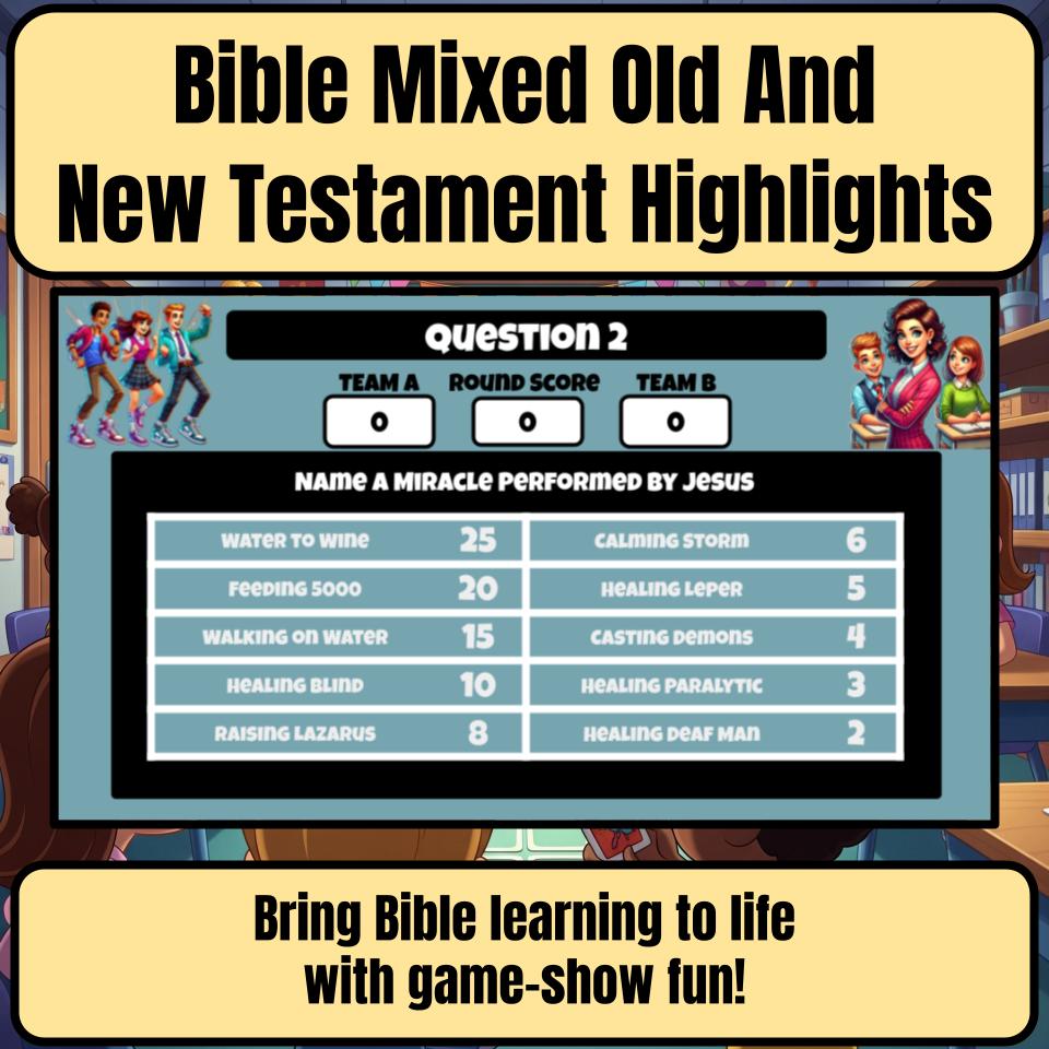 Bible Mixed Old And New Testament Highlights Feud Review BF0014