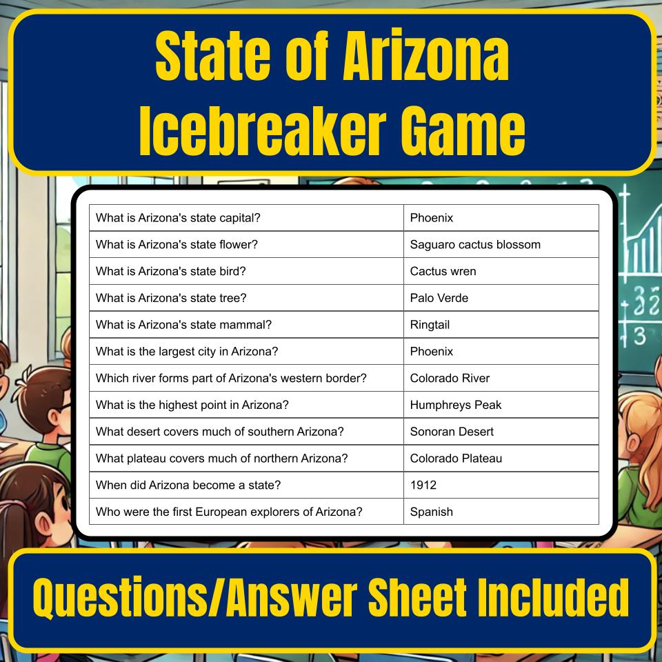State of Arizona Jeopardy Game I0014