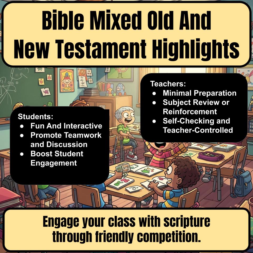 Bible Mixed Old And New Testament Highlights Feud Review BF0014