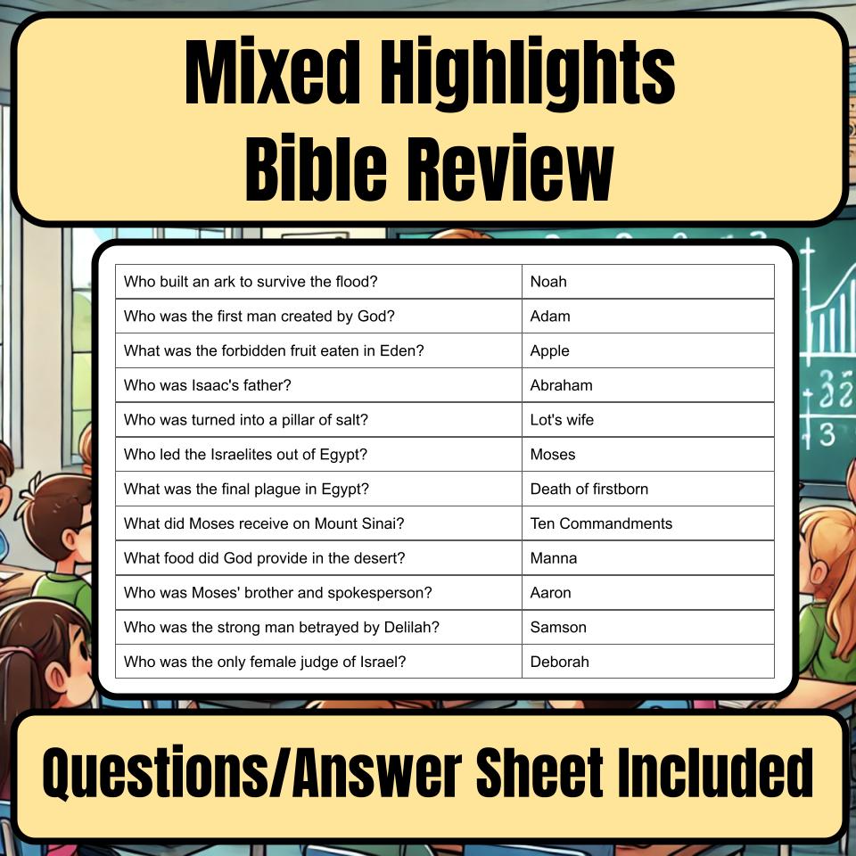 Mixed Highlights Jeopardy Bible B0014