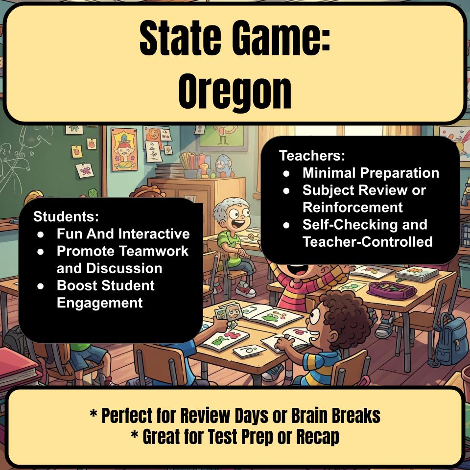 Oregon Social Studies Family Feud Review Game CF0014