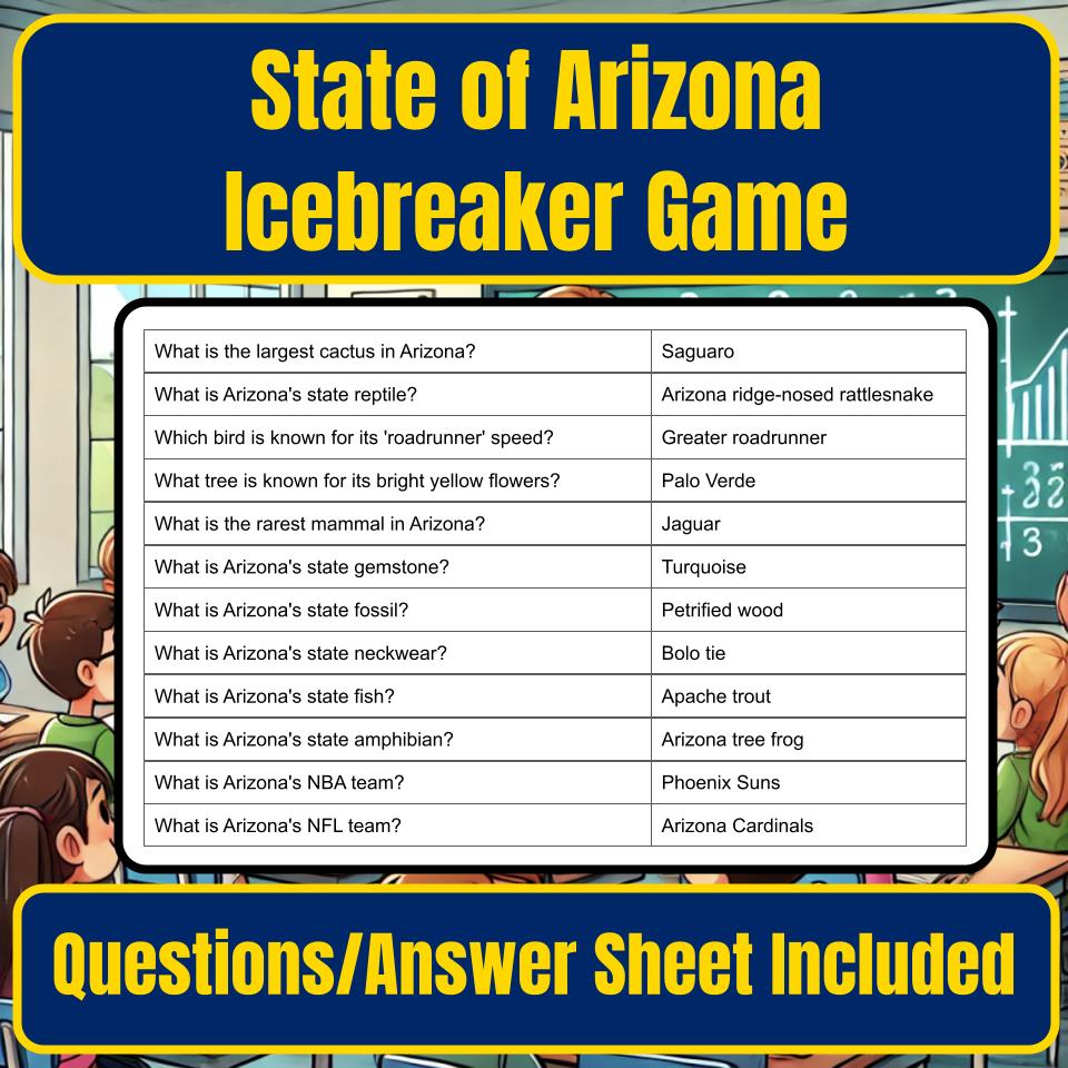 State of Arizona Jeopardy Game I0014