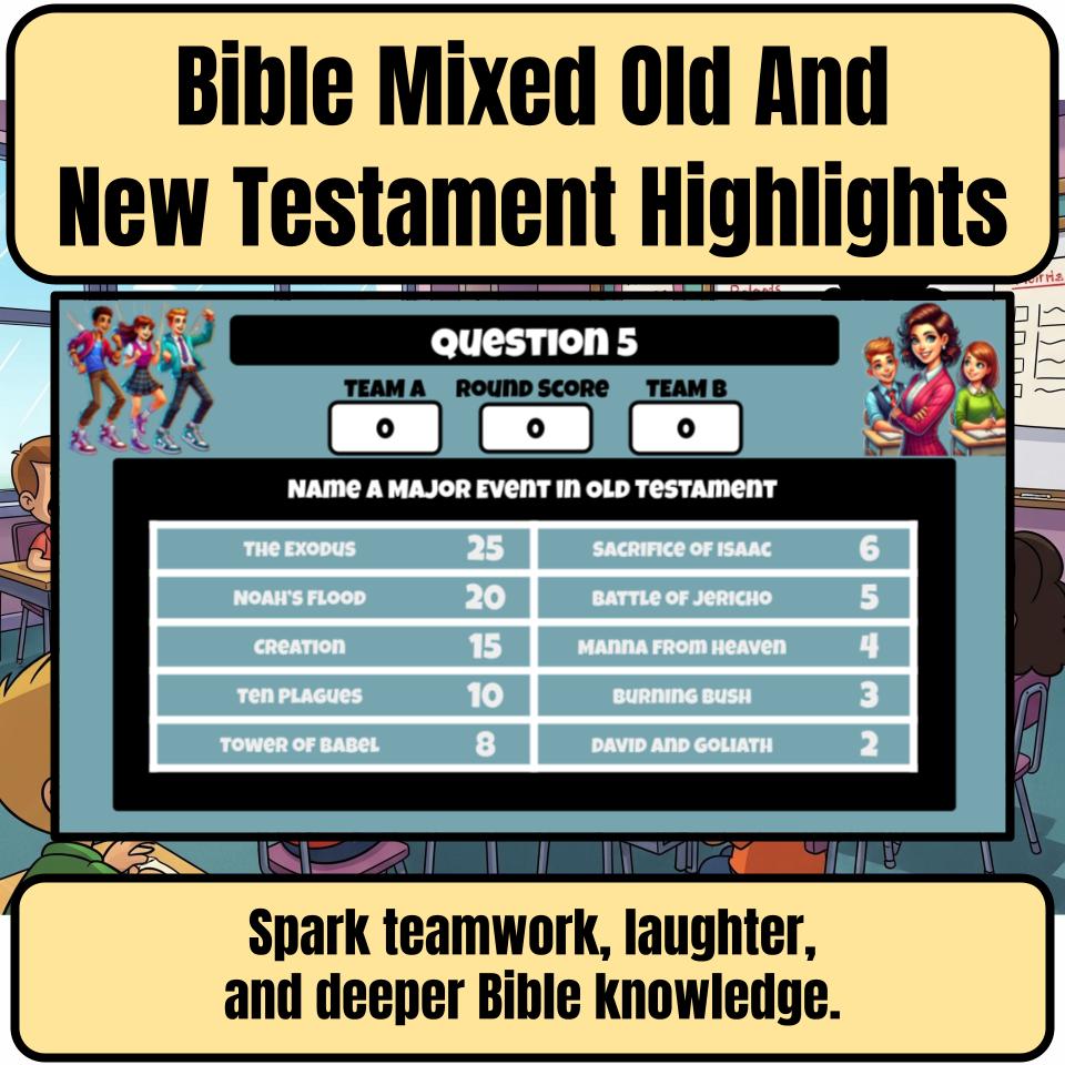 Bible Mixed Old And New Testament Highlights Feud Review BF0014