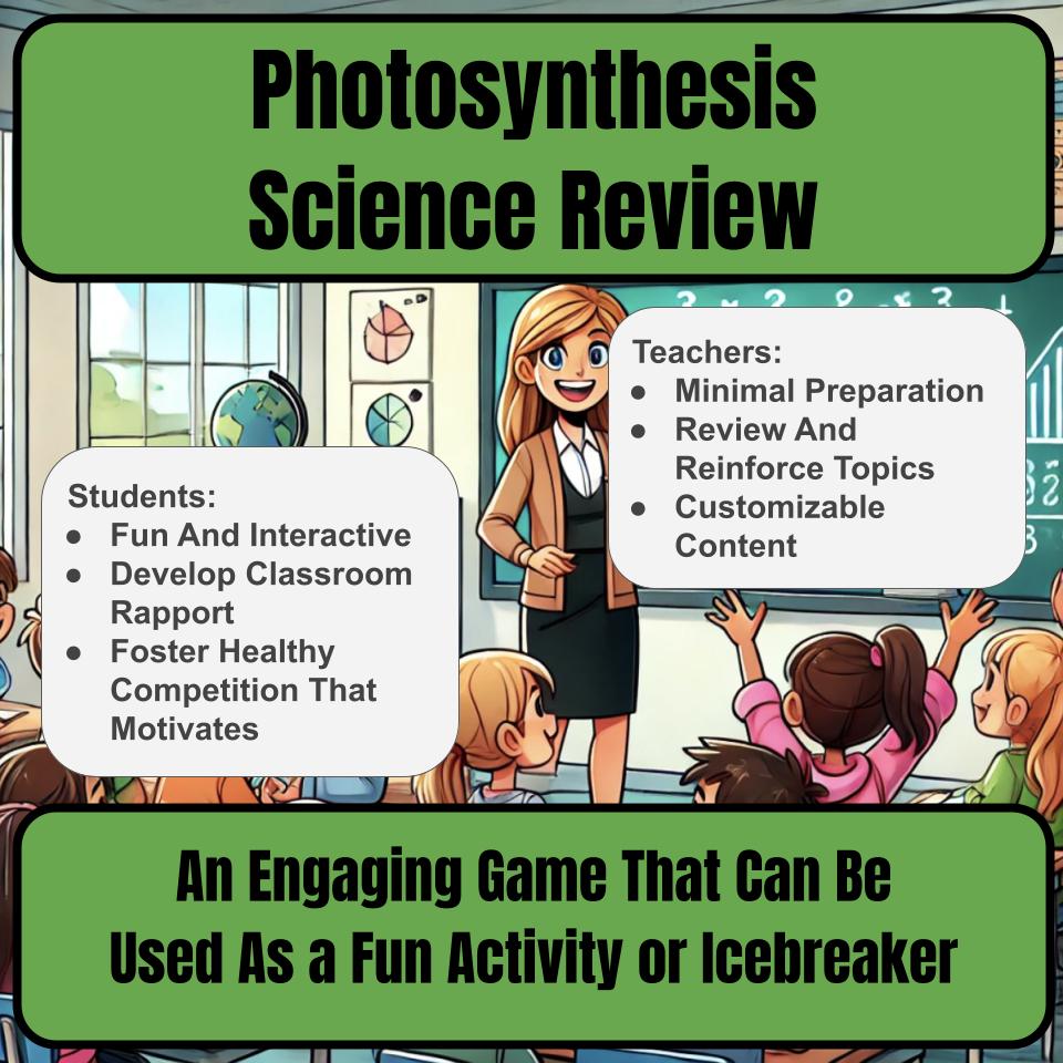 Photosynthesis Jeopardy Science Review I0014
