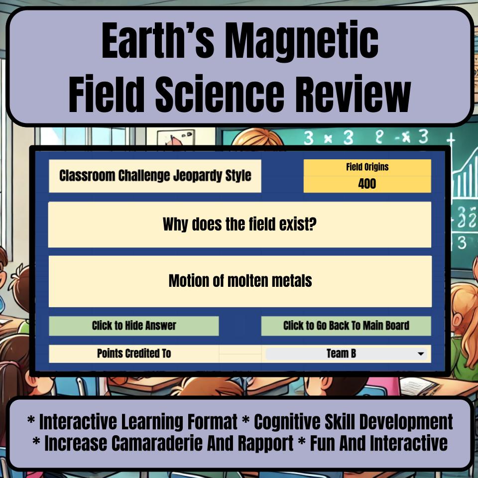 Earth’S Magnetic Field Jeopardy Science Review I0141