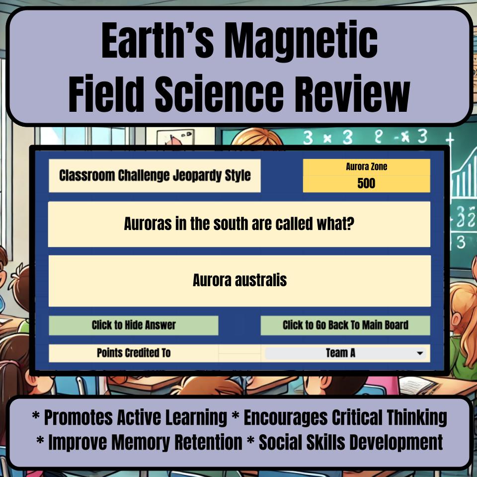 Earth’S Magnetic Field Jeopardy Science Review I0141