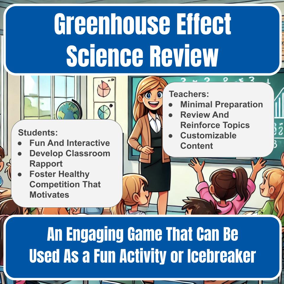 Greenhouse Effect Jeopardy Science Review I0142