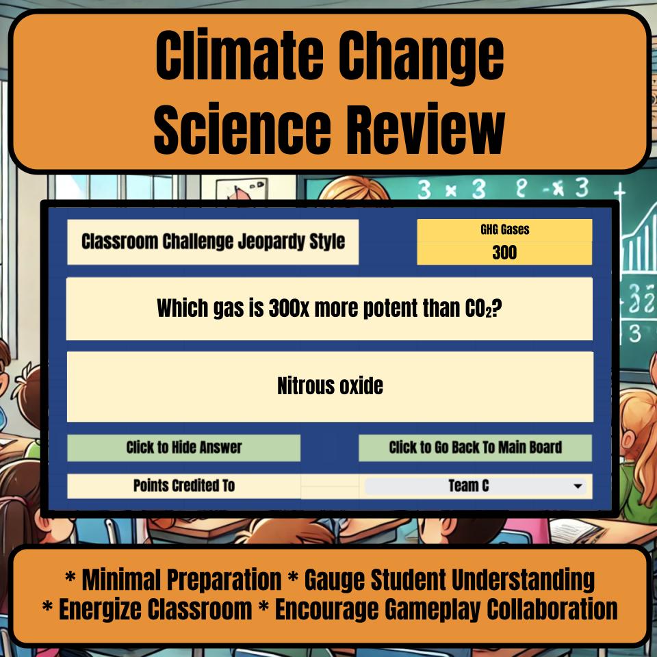Climate Change Jeopardy Science Review I0143
