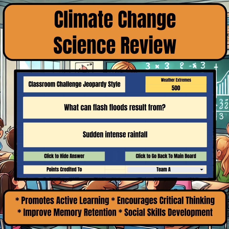 Climate Change Jeopardy Science Review I0143