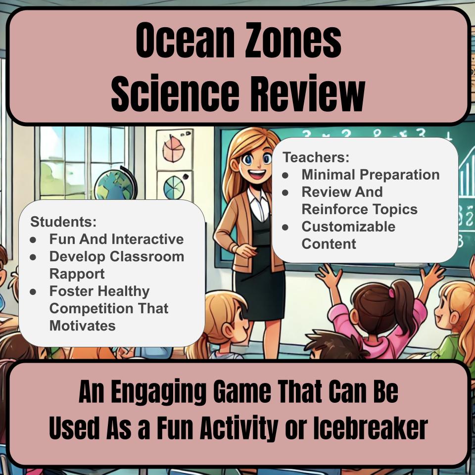 Ocean Zones Jeopardy Science Review I0146