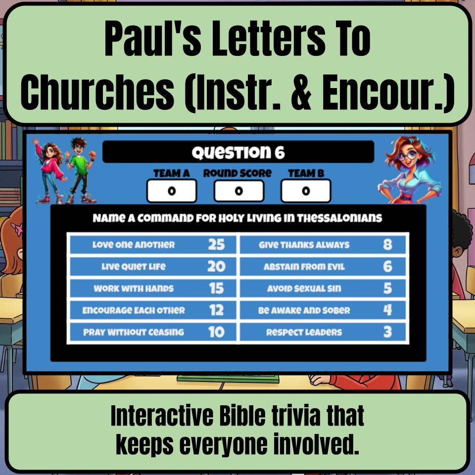 Paul’s Letters To Churches (Instr. & Encour.) Feud Review BF0015
