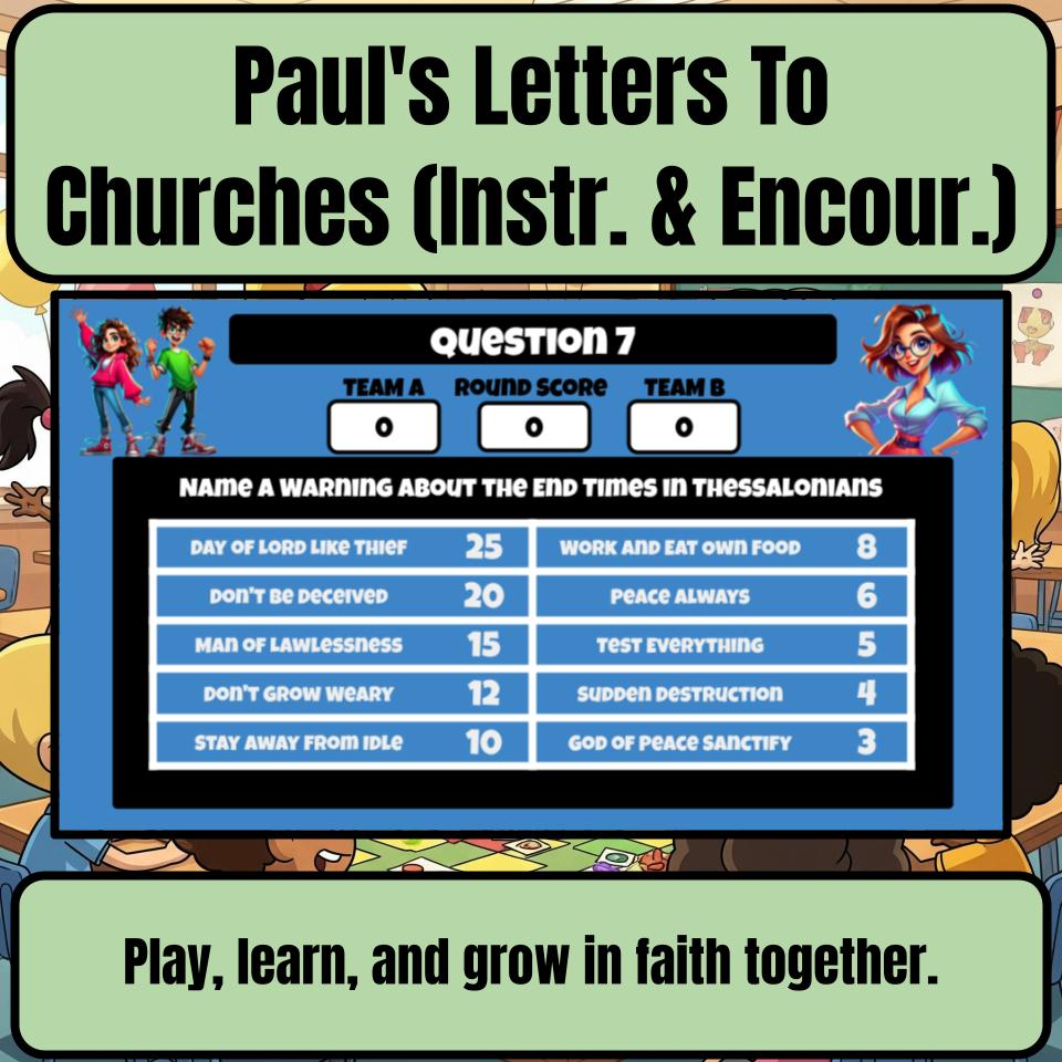 Paul’s Letters To Churches (Instr. & Encour.) Feud Review BF0015