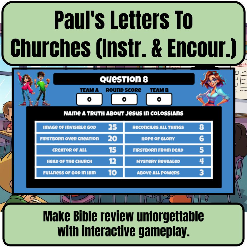 Paul’s Letters To Churches (Instr. & Encour.) Feud Review BF0015
