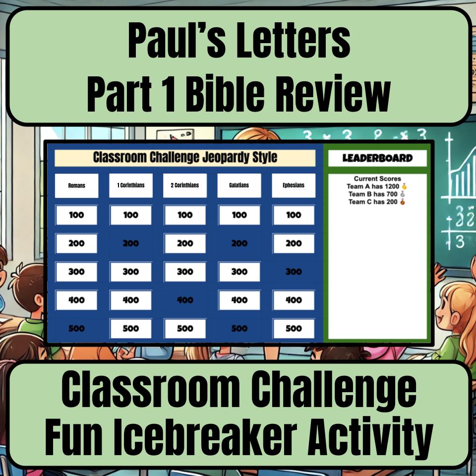 Pauls Letters Part 1 Jeopardy Bible B0015
