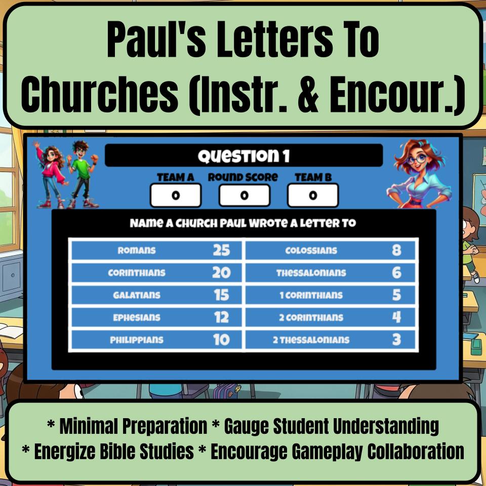 Paul’s Letters To Churches (Instr. & Encour.) Feud Review BF0015