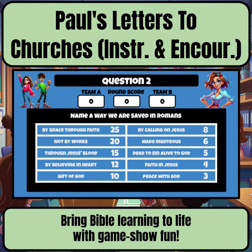 Paul’s Letters To Churches (Instr. & Encour.) Feud Review BF0015