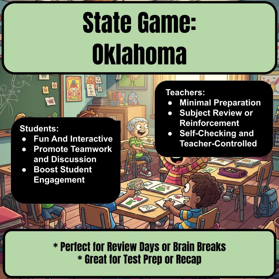 Oklahoma Social Studies Family Feud Review Game CF0015