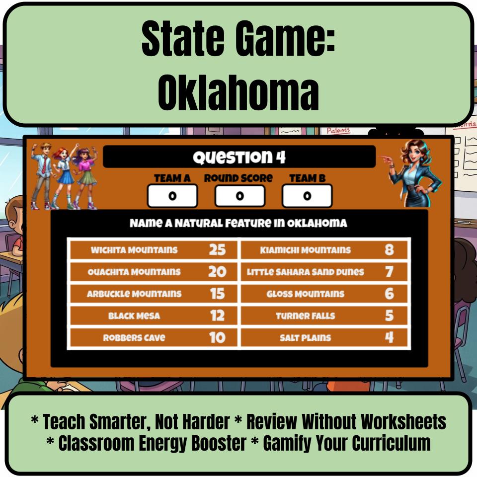 Oklahoma Social Studies Family Feud Review Game CF0015
