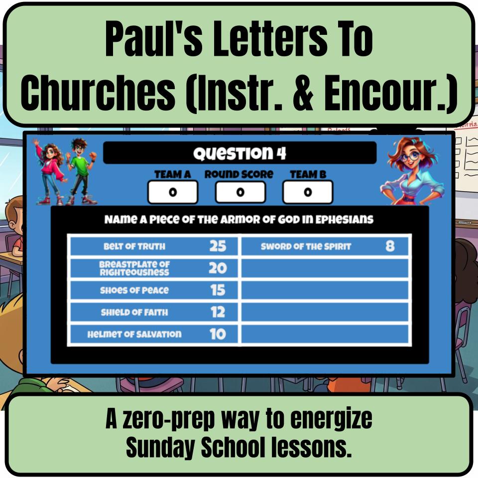 Paul’s Letters To Churches (Instr. & Encour.) Feud Review BF0015