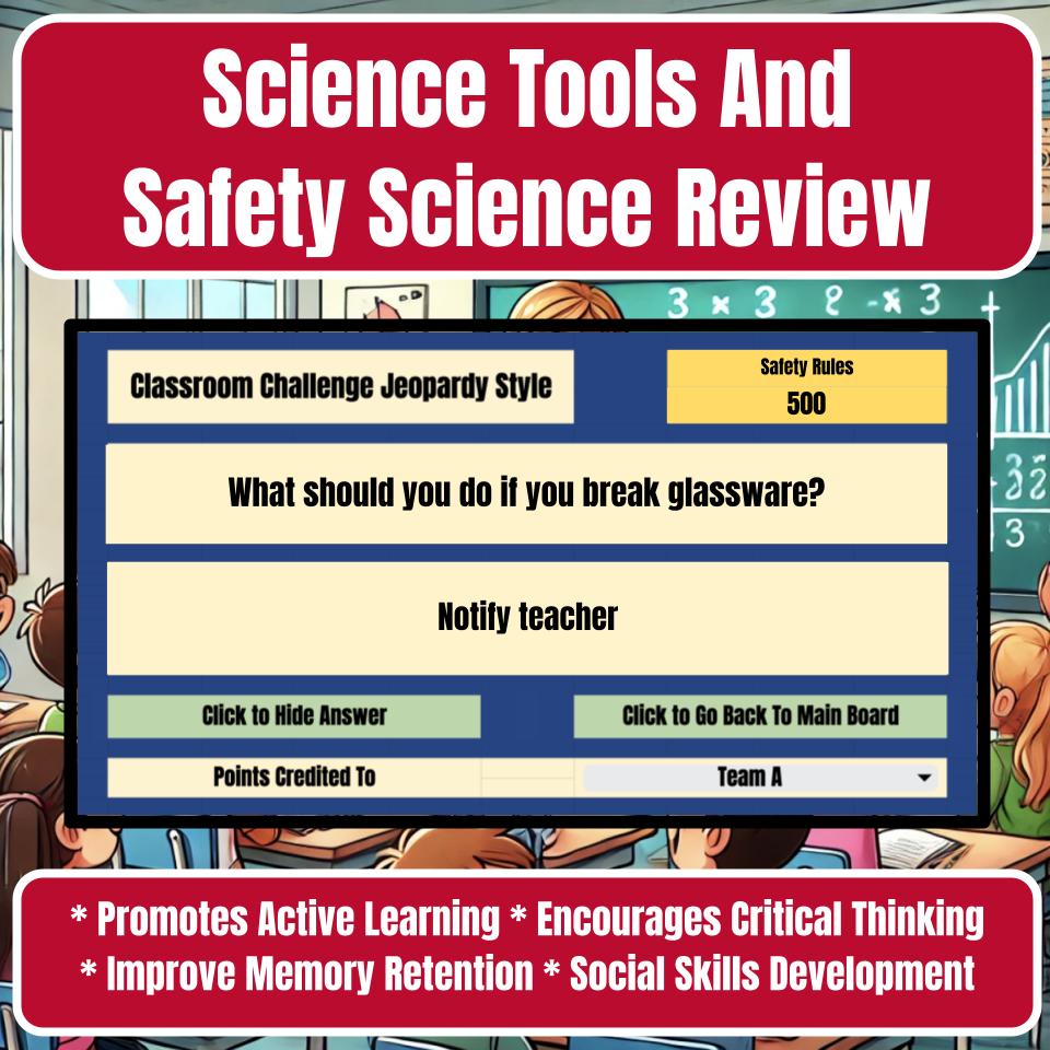 Science Tools And Safety Jeopardy Science Review I0015