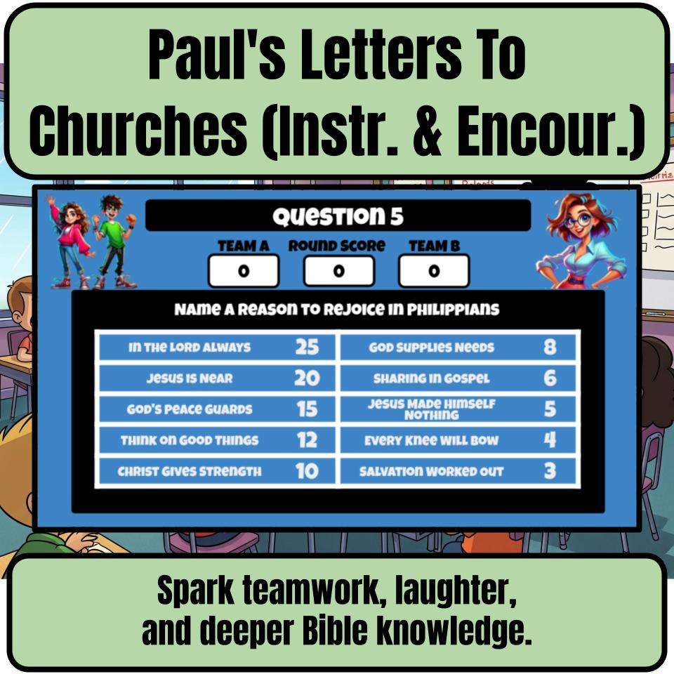 Paul’s Letters To Churches (Instr. & Encour.) Feud Review BF0015