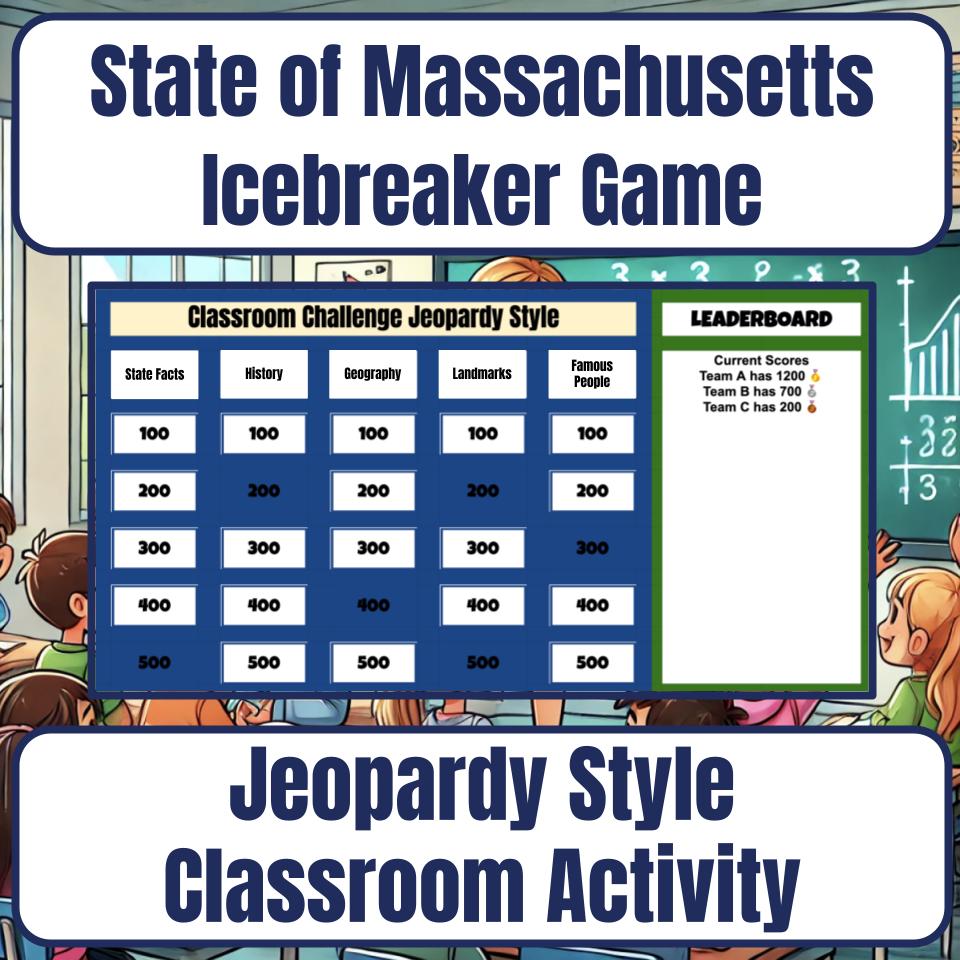 State of Massachusetts Jeopardy Game I0016