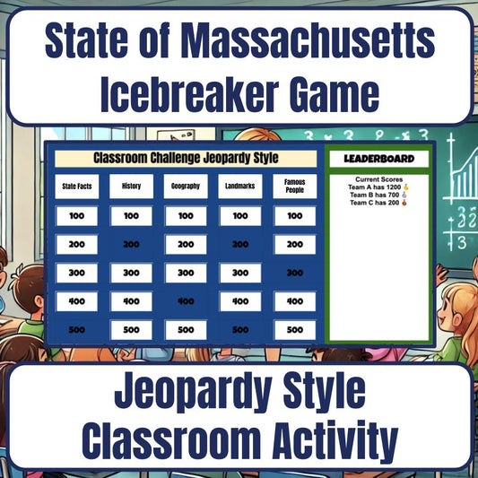State of Massachusetts Jeopardy Game I0016