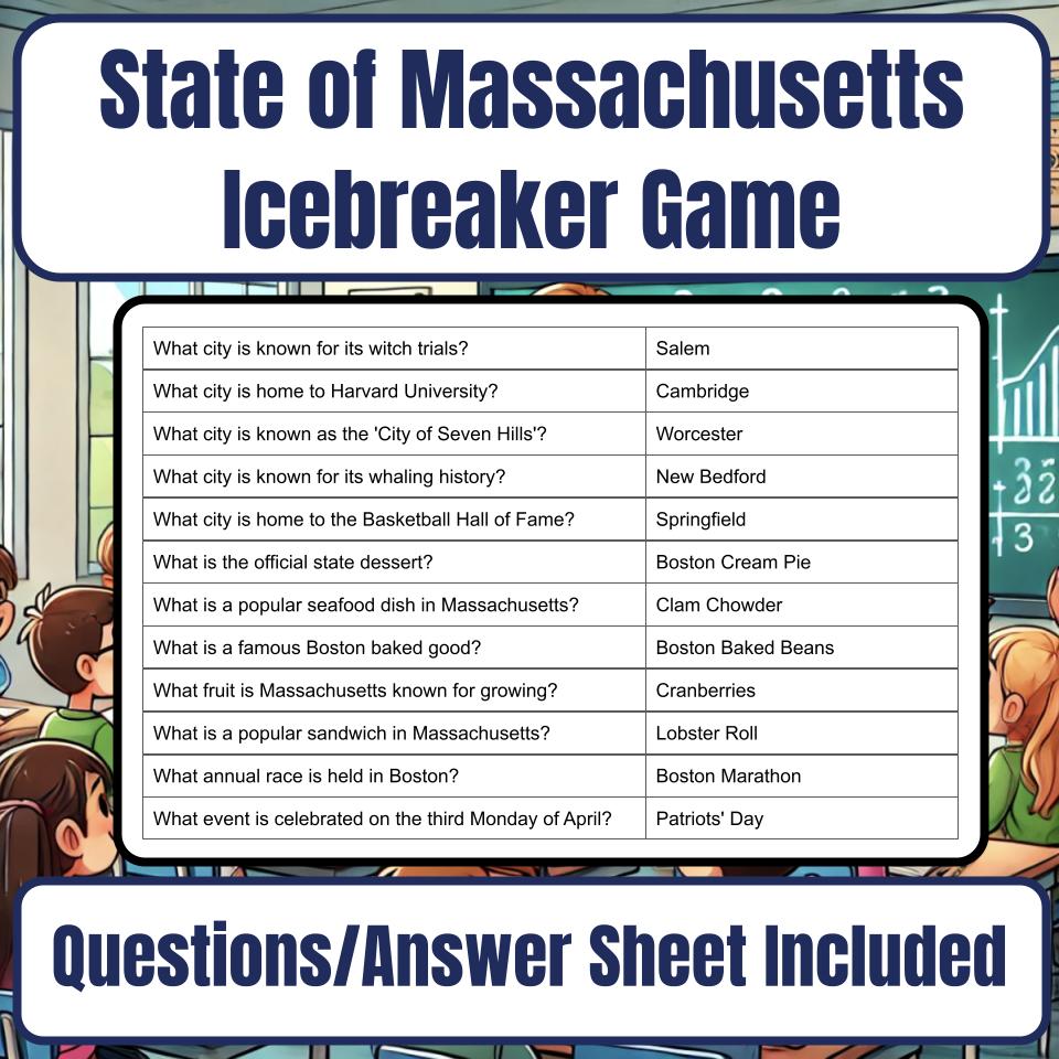 State of Massachusetts Jeopardy Game I0016