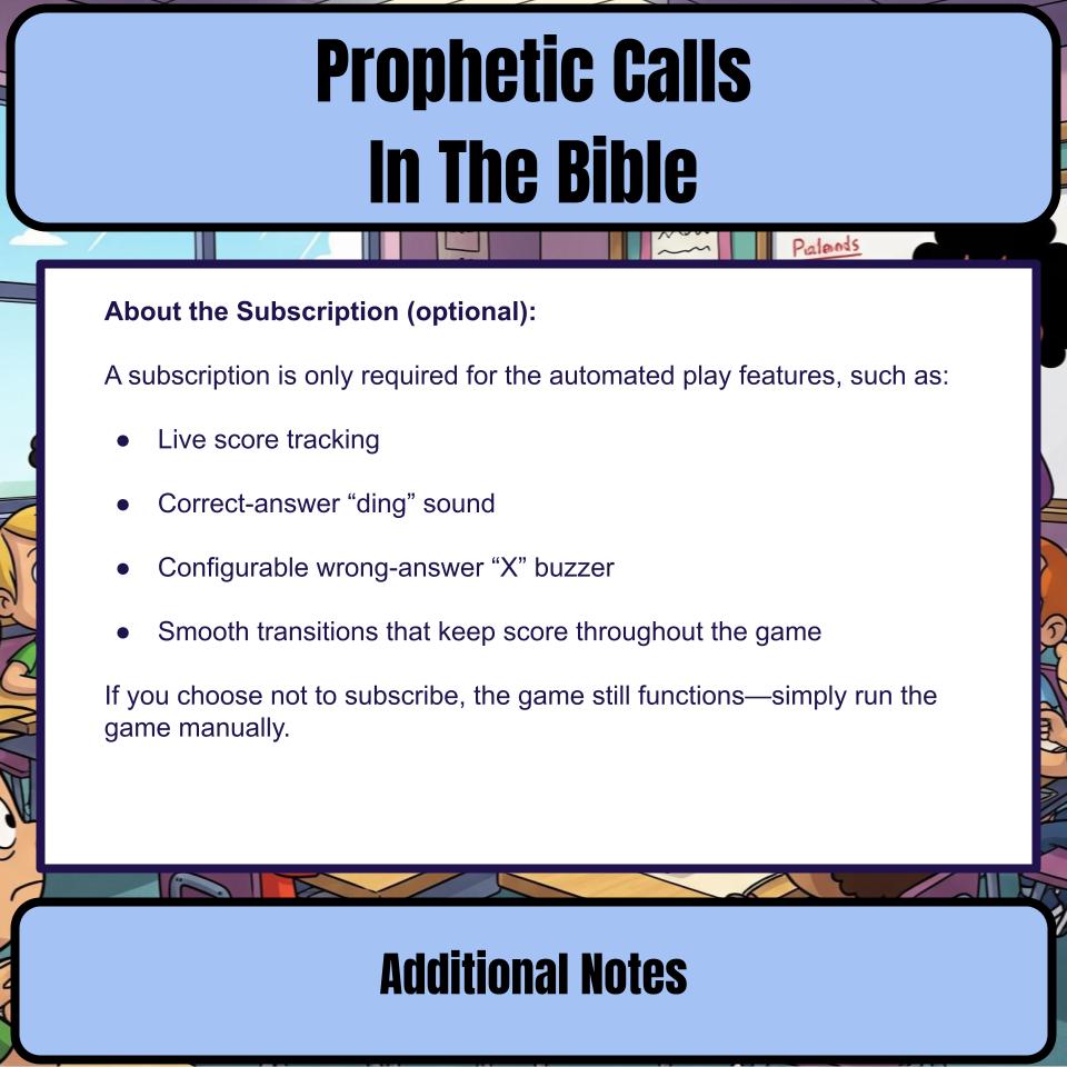 Prophetic Calls In The Bible Feud Review BF0017