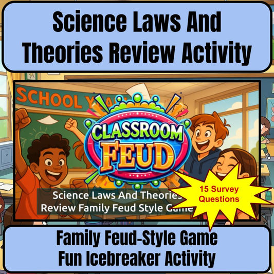 Science Laws And Theories Science Review Family Feud Style Game Activity CF0017