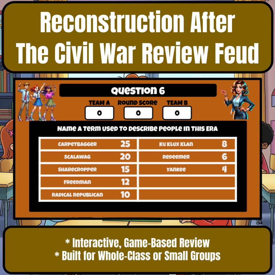Reconstruction After The Civil War Review Feud CF0179