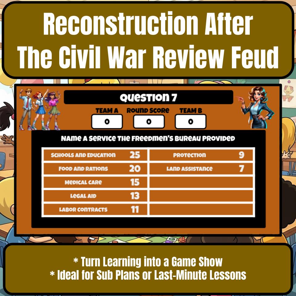 Reconstruction After The Civil War Review Feud CF0179