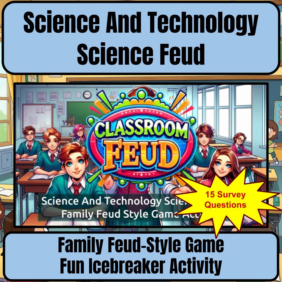 Science And Technology Science Review Family Feud Style Game Activity CF0018