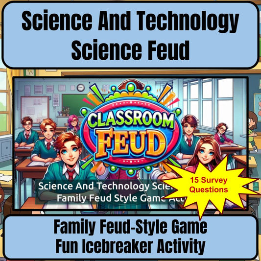 Science And Technology Science Review Family Feud Style Game Activity CF0018