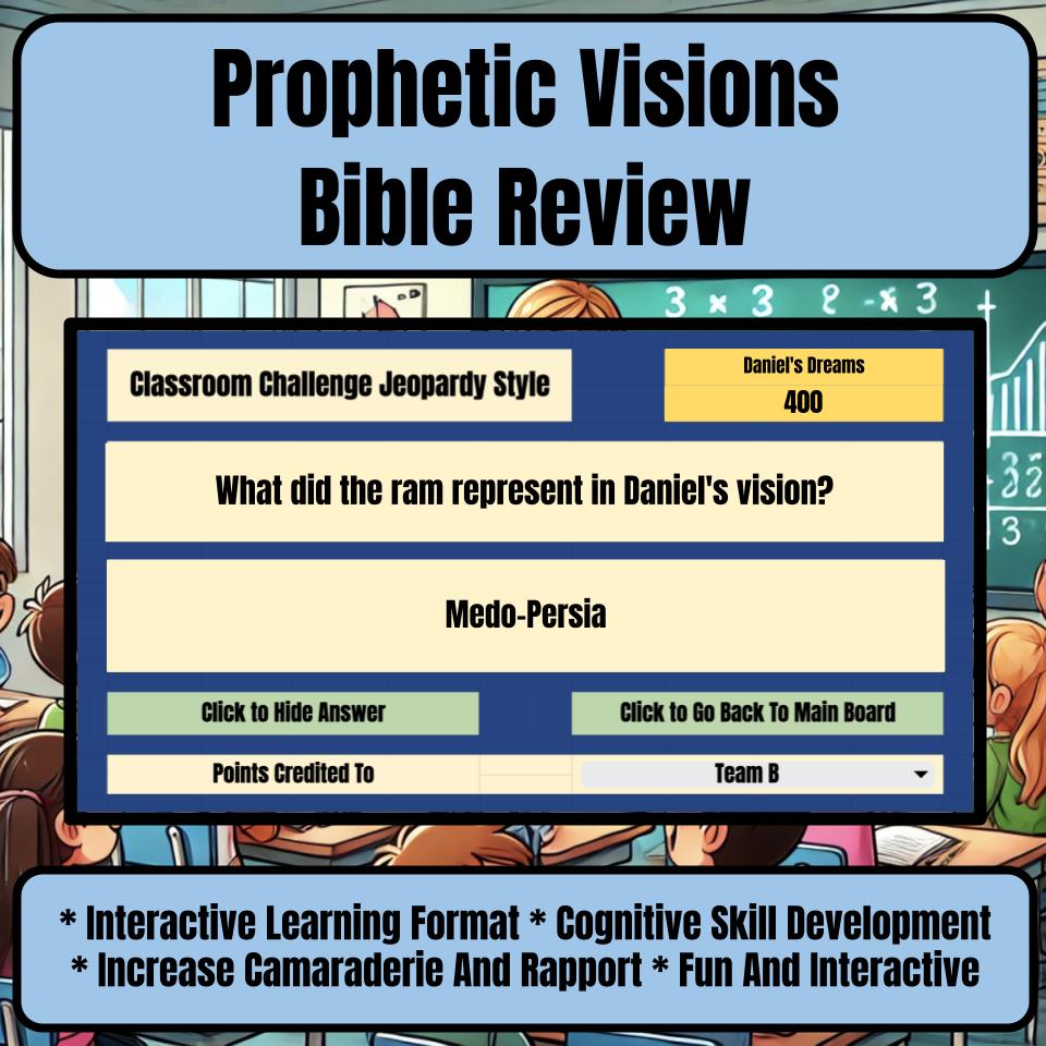 Prophetic Visions Jeopardy Bible B0018
