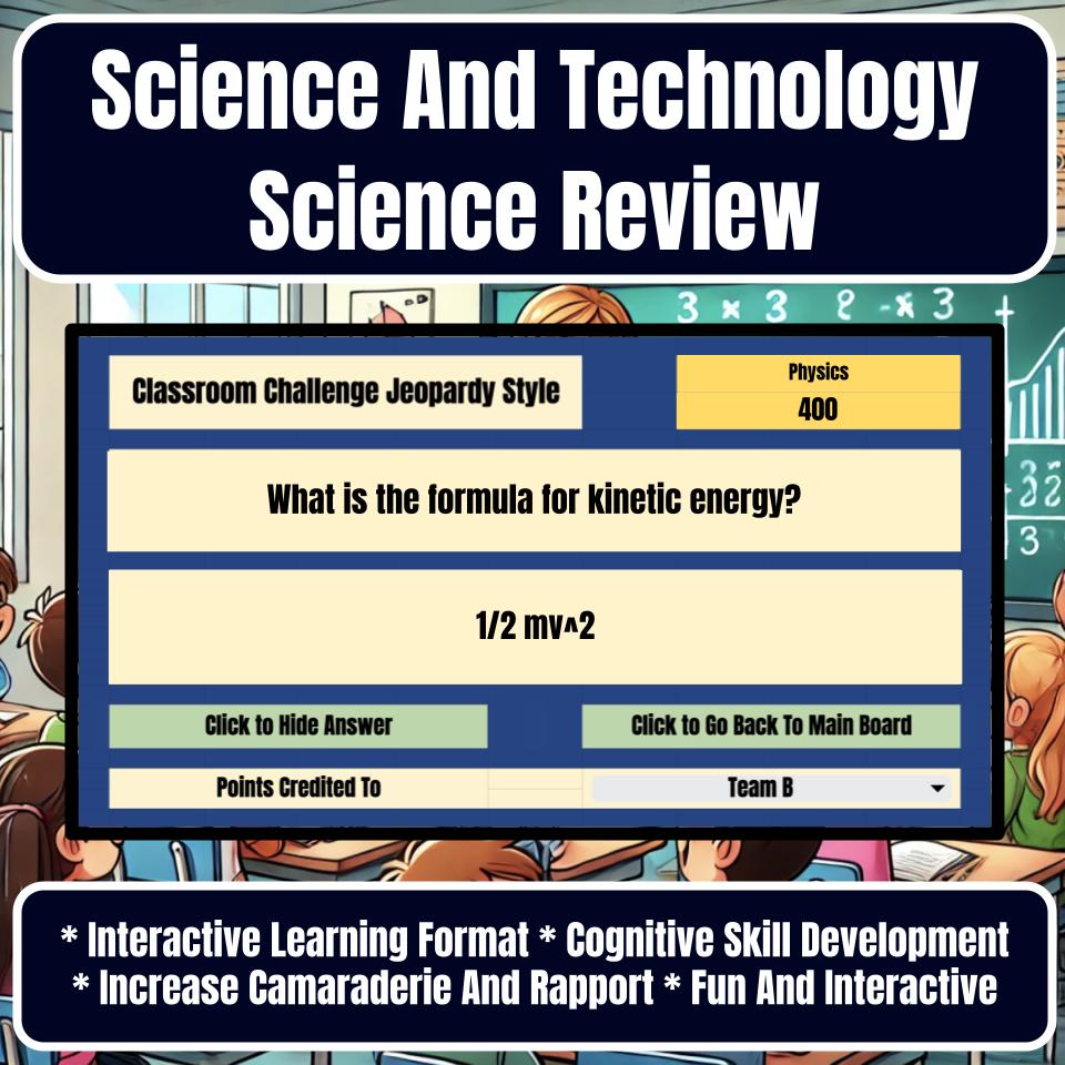Science And Technology Jeopardy Science Review I0018