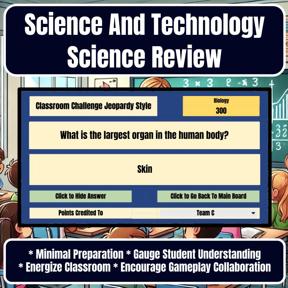 Science And Technology Jeopardy Science Review I0018